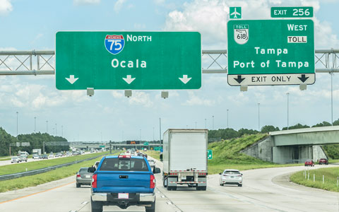 Scenic Florida motorcycle rides