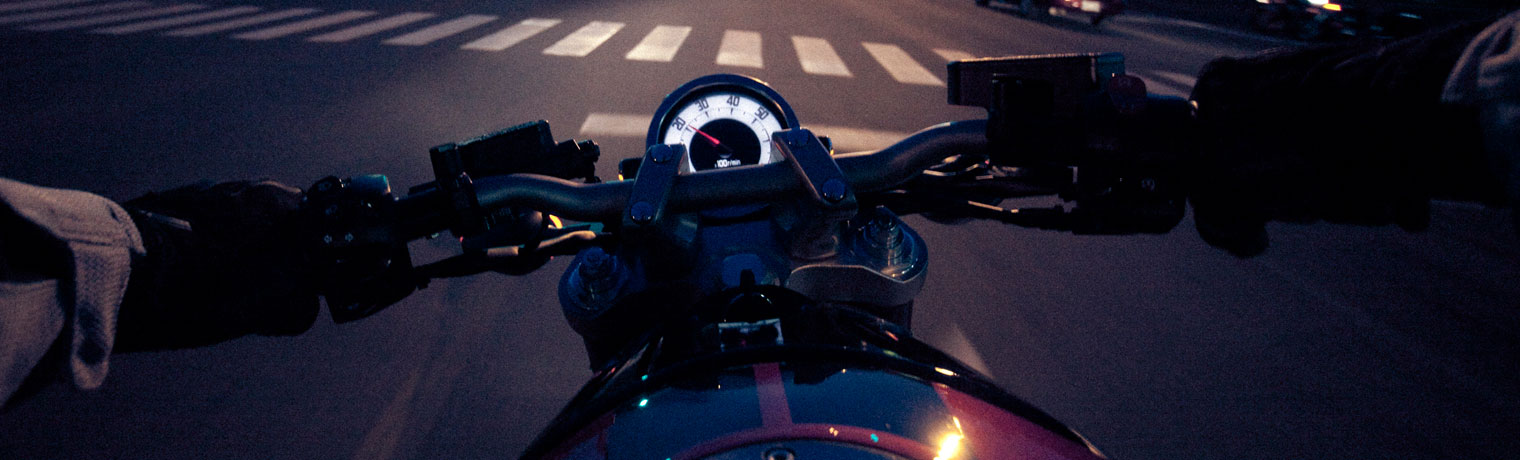 combat dangers of riding motorcycles at night