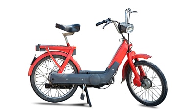 red moped