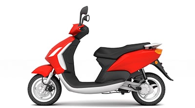 red scooter